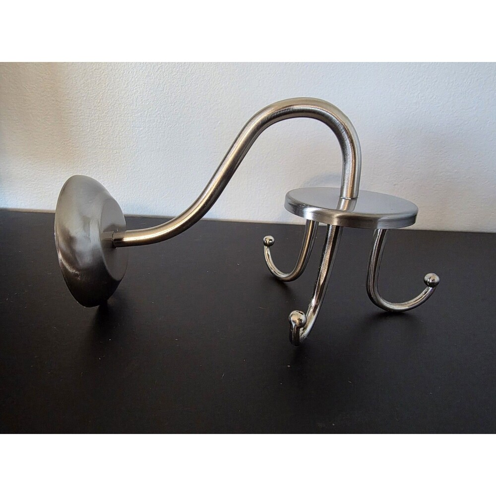 Ikea 3 Hook Lillholmen Stainless Steel Triple Hook Item# 000.741.85 New 16784